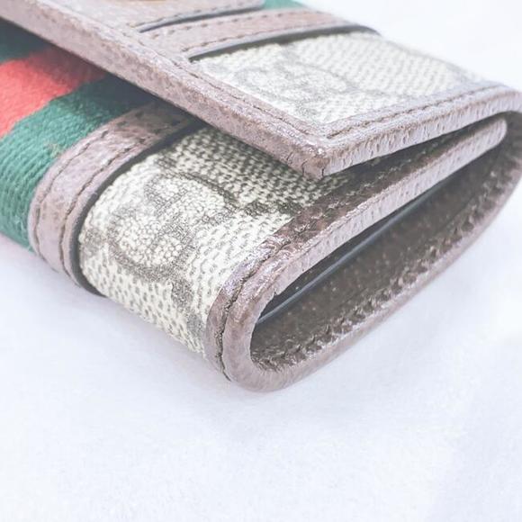 Gucci Stripe Canvas Leather Wallet - Picture 15 of 15